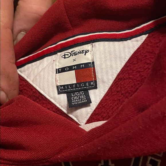 Tommy Hilfiger Red Mickey Mouse Hoodie - Picture 2 of 3